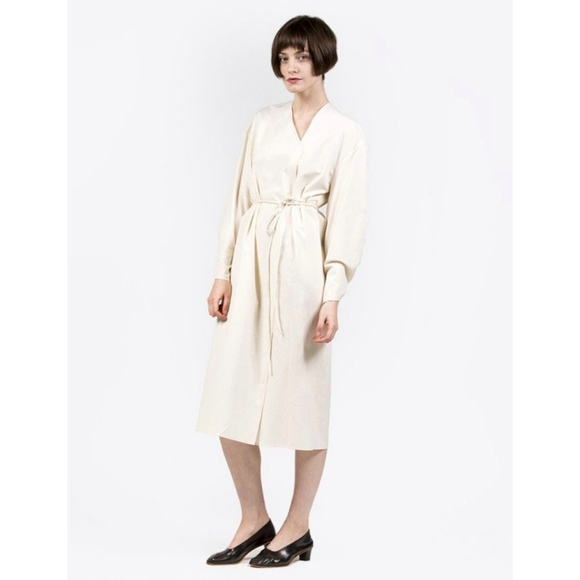 Lemaire Dresses & Skirts - Lemaire Ivory Wool Crepe Dress